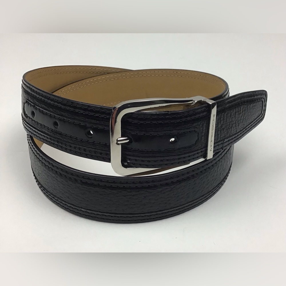 Moreschi leather belt size 36 black